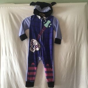 Disney Vampirina one piece PJ for girls    4t